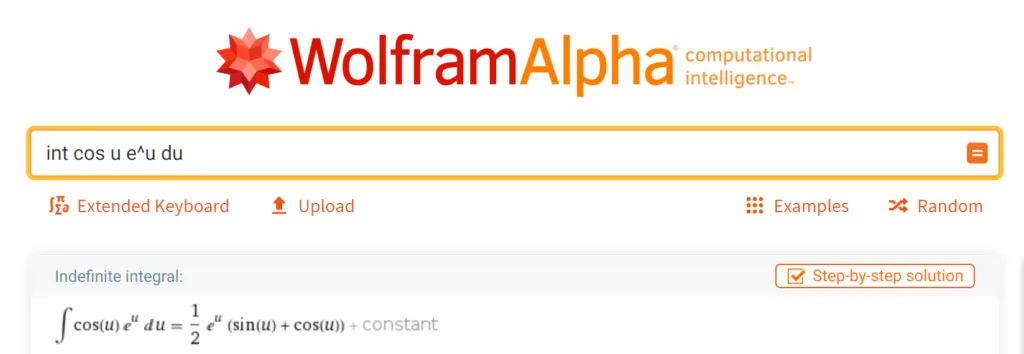 Intégrale cos u sin^u du - Wolfram Alpha