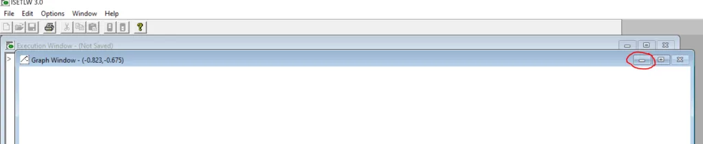 Réduction de graph Window