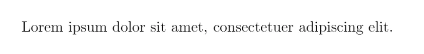 Lorem Ipsum première phrase